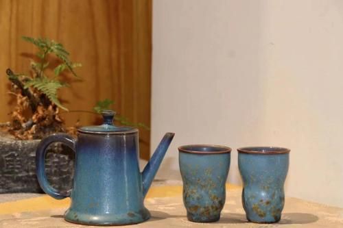 Bộ ấm chén quân diêu